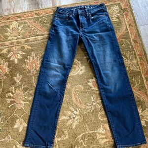 American Eagle Outfitters Dark Blue Straight Jeans